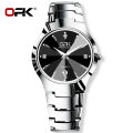 【gift for men set with box】OPK relo for men /watch for men on   Tungsten Steel Waterproof Korean Style   Fashion Stainless Steel Casual Quartz Watch Date Luminous 8105. 