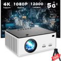 Android 11.0 Projector Portable Screen Video LCD Smart10000 Lumens 1080P Home Projector Smart Android Wireless Projector Hd Home Theater Video Projector Mini Projector 4K Video. 
