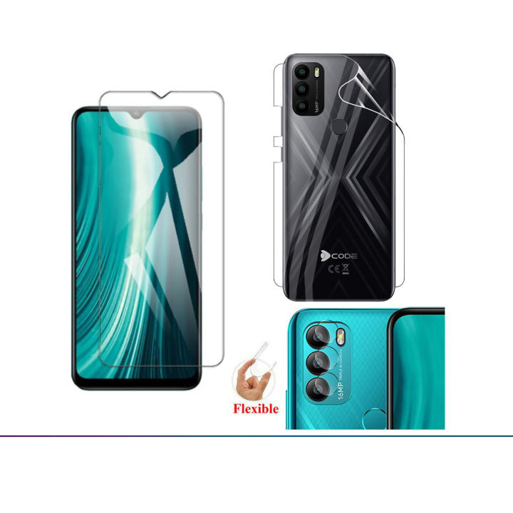 Dcode Bold Glass Protector Polish Screen Tempered Back Clear