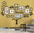 3D Wooden Wall Family Tree With Picture Large Size Frames, Wooden Family Tree Photos Frame, Modern Ghar Ka decor / room decoration item /wall decoration item /home decoration item. 