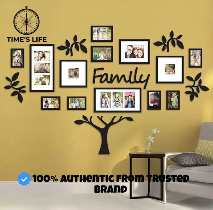 3D Wooden Wall Family Tree With Picture Large Size Frames, Wooden Family Tree Photos Frame, Modern Ghar Ka decor / room decoration item /wall decoration item /home decoration item