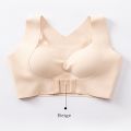Women's Sports Bra with Push-Up, Posture Corrector bra for girls, Front open sports bra for women all sizes.. 