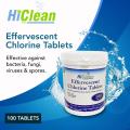 HiClean Effervescent Chlorine Tablets (1.7g NaDCC) - 100s. 