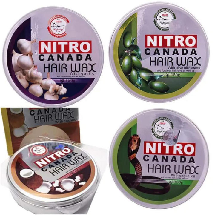 Nitro Canada Hair Wax 150 Grams, hair styling gel wax for women and men both