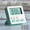 Macaron color timer kitchen timer regular reminder graduate school entrance examination study electronic time management multi-function silent alarm clock. 