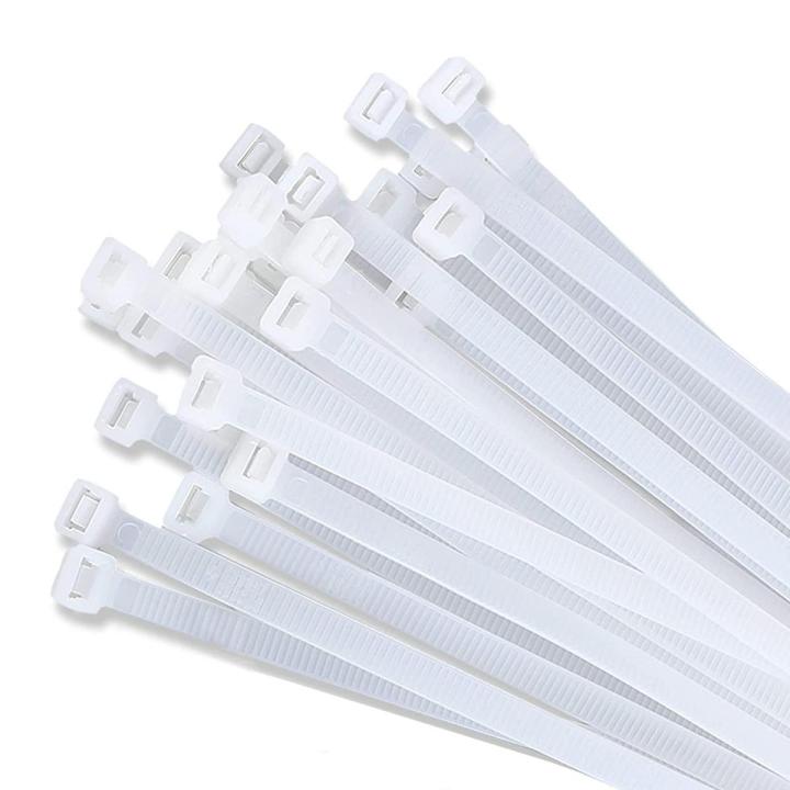 Pack of 100 Multipurpose Cable Tie Clip 16 inch 400*4.8mm