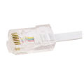 2 socket 8P4C / RJ45 male RJ11 6P4C to female M / F Adapter telephone Ethernet. 