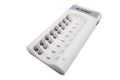 Rechargeable Cell Charger 8 Slot Intelligent Battery Charger USB for AA AAA NiMH Rechargeable Batteries. 
