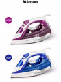Steam Iron - Iron Steamer - MARSKE 7008 Professional Electric Ceramic Steam Iron. 
