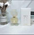 Teddy Bear Perfume  Cute and Playful Bottle with Bear Head Lid, Floral and Fruity Fragrance, Made of Glass. 