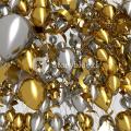 35pcs 10 inch Original Shiny 15pcs Silver 20pcs Golden Chrome Balloons Genuine Solid shiny Metallic Chrome balloon Silver Theme Balloon Party helium Balloons High Quality Latex Balloon  Birthday Party Decoration, Wedding. 