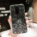 Casinglee For Samsung Galaxy S9 case Full Stars Moon Glitter Bling Sequins Cases for Samsung S9 Phone Cover Starry Sky Transparent Soft Back Cover. 