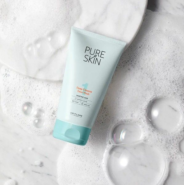 Pure Skin Deep Cleanse Face Wash for Acne, dark spots, clogged pores, blackheads and blemishes with Salicylic Acid - 150ml
