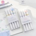 emmy 4 Pcs Magic Glitter Highlighter Bright Sparkling Color Drawing Painting Watercolor Marker Pen Student Stationery. 
