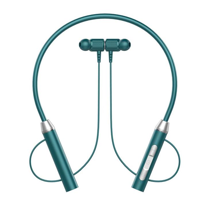 Long Standby Wireless Bluetooth5.1 Neck Hanging Earphones Sport Magnetic Headset In Ear Earbuds Stereo Necklace Headphones with Mic for Driving Running