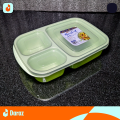 Meal-it Box Small 700ml, Lunch Box with Two Portions /Compartments, Best Meal Box for Office /School /College /University, Meal it Box Small Available in 4 Beautiful Colors (Random Color Will Be Sent). 