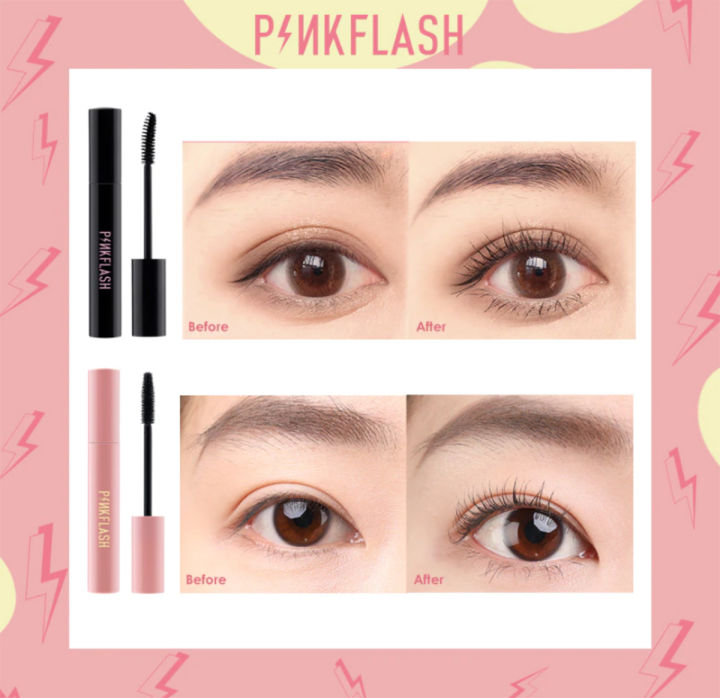 PINKFLASH%20Waterproof%20Natural%20Stretches%20Microwave%20Rich%20In%20Fiber%20Mascara%207ml%20E08%20-%20Image%208