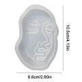Customized Keychain 3D Face Shape Silicone Candle & Soap Molds For Women, Men, Kids - Durable Resin Casting Clay Mold For Soaps, Candles, Cakes Serving Board Resin Mold. 