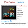 6 in1 Mini Electronic Watt-Hour Meter Voltage Current Power Display Frequency Meter Intelligent Power Monitor. 