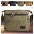 achugly High Quality New Fashion Men's Canvas Bag Shoulder Bag Messenger Bag Man Canvas Clutch Bag Men's Large-Capacity Waterproof Leisure Hand Bag. 