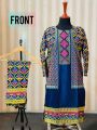 Lush 2Pc Stitched Dress - Trendy 3D Summer Arabic Lenin for Women and Girls. 