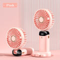 ARMICO Mini Handheld Fan,Portable Foldable USB Fans with Smart Led Digital Display,Quiet Small Desk Fan with 5 Speed,Personal Rechargeable 3000/6000mAh Battery Operated Neck Hanging Fan for Office Outdoor Sport Home Traveling. 