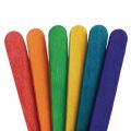 50 multicoloured little craft sticks in a pack Ice-cream skewers Wooden Popsicle Sticks (Length: 4 Inches; Width: 1 centimetre) for DIY Craft Creative Designs for Kids' Education / Ice Cream Stick Art. 