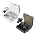 T12 Earphones Bluetooth 5.0 Rechargeable Wireless In-ear Earbuds for Phone. 