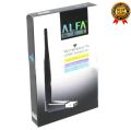 ALFA USB Wireless LAN Card with Antenna - Alfa Net Wifi Wireless-N USB Adapter Antenna Receiver Catcher - Soft AP Utility Super Fast 2.4 GHz 150 / 300 Mbps High Speed IEEE 802.11bgn Internet Dongle Network Card Windows Linux Computer Laptop PC wifi adater. 