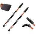 Double Eyelash Brush Eyebrow Brush, Spoolie Brush and Angled Brow Brush Eyelash Brush for Eye Makeup. 