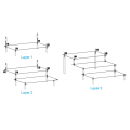 1 PCS Acrylic Display Risers Perfume Stand Organizer Display Stand For Stands For Food, Tabletop Use. 