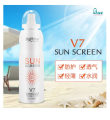 V7 Whitening Skin Fairness Sunscreen Spray Waterproof Deep Hydration. 