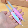 2 in 1 Nail Filer & Cuticle Remover For Nails. 