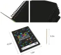 Scratch Art Books for Kids Scratch Art Paper Rainbow Scratch Art for Best Gifts. 