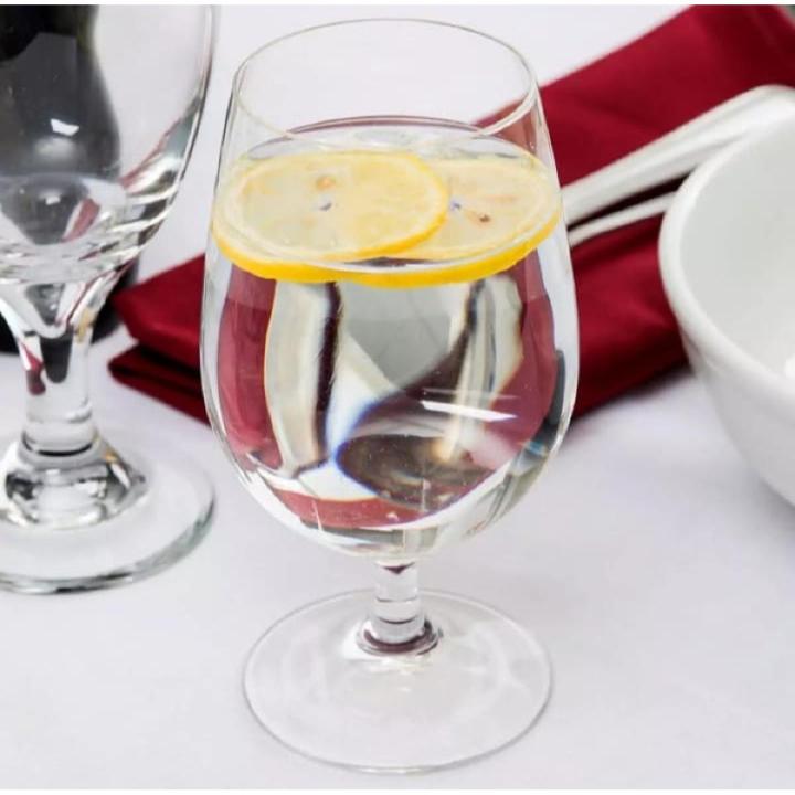 BEST Quality Nova Bistro ( 280 Ml ) Goblet Water Glass High Quality 6 PCs