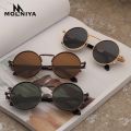 MOLNIYA Vintage Men Sunglasses Women Retro Punk Round Metal Frame Colorful Lens Sun Glasses Fashion Eyewear Gafas sol mujer. 