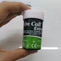 ON CALL EXTRA BLOOD GLUCOSE TEST STRPS 50 STRIPS. 