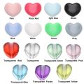 【Happytree】 50PCS Colorful Love Heart Shape Silicone Cord Locks Adjustable Mask Drawstrings Toggles Non Slip Stopper Lanyard Buckle Tools. 
