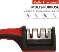 Techmanistan 3 Stage Professional Hand-Held Kitchen Knife Sharpener. 