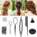 Hair Styling Tools - Hair Styling Tool Kit - 6Pc/Set Braiders Hair Twist Styling Clip Stick Bun Maker Braid Tools Hair Braider Accessories Hot for Women Lady Girls - New Hair Styling Tools. 
