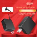 65W 19V/3.42A 1.8M Laptop Charger for ASUS X540S,X5405A X553(US Plug). 