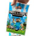 Minecraft Goody Bags - 10 Inch x 6.5 Inch - Gift Bags - Blue - Unisex - Pack Of 10. 