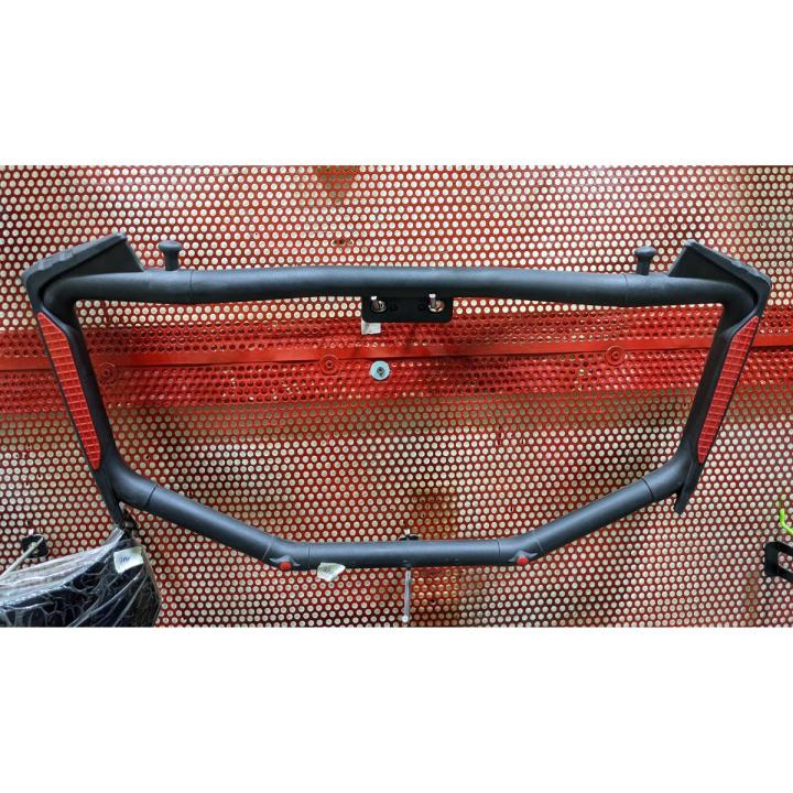 Imported new Style Safe Guard  best for YBR YBRG YBZ CB150 GS 150 CG 125 Motorcycle Reflective  safeguard Crash Protector Plastic Coated Metal Reflective Crash Guard for Bike Motorcycle