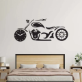 Wooden Wall Clock 3D Bike Style Wooden Clocks Design Decoration Quartz Numeric For Home Decor Living Room And Offices And For Gifts. 