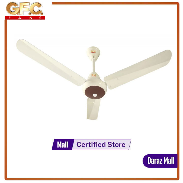 GFC AC DC Ceiling Fan 56 Inch Ravi Model High quality paint for superior finishing Energy Efficient Electrical Steel Sheet and 99.9% Pure Copper Wire Brand Warranty