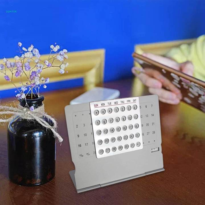 Metal%20Perpetual%20Calendar%202023%20Calendars%20Date%20Planner%20Use%20for%20100%20Years%20Waterproof%20Desk%20Calendar%20for%20Kitchen%20Desktop%20Restaurant%20Office%20Indoor%20-%20Image%208