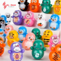 Roly Poly Toys for Kids Party Favors, Different Coloyrs Roly Poly Toys, Mix Colors Roly Poly Toys, Cartoon Roly Poly Toys – Colorful Self Balancing Figures, Fun Chunnu Munnu Roly Poly Toy – Bouncing & Wobbling Doll Set, No Battery Required, Safe Plastic. 