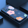 ZeroQiQi for Realme C17 Case Lovely Printing Petal Love Phone Cover Soft Anti Drop Full Cover Camera Protection Case. 