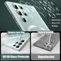 Plating Magnetic Wireless Charging Case For Samsung Note 10 Samsung Note 10+ Plus Note 10 Pro Shockproof Transparent Lens Glass Cover Soft Silicone Tpu 2024 new design new year gift. 