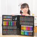 Colouring Kit, 150 Pcs Colour Box Set, Kids Colouring Kit, Multifunctional Colour Box,colour kit for kids,colours for kids. 